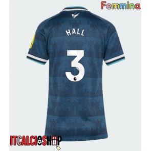 Newcastle United Lewis Hall #3 Seconda Maglia Femmina 2026-27 Manica Corta